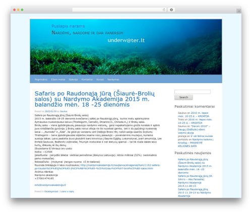 Azure Basic WordPress theme - underwater.lt Azure Basic WordPress theme - underwater.lt
