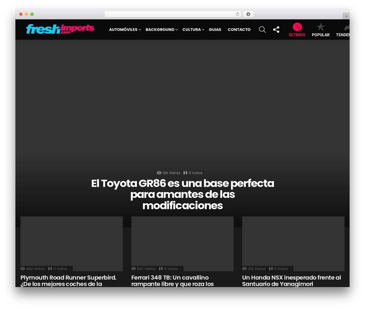 Bimber WordPress theme - fresh-imports.com Bimber WordPress theme - fresh-imports.com