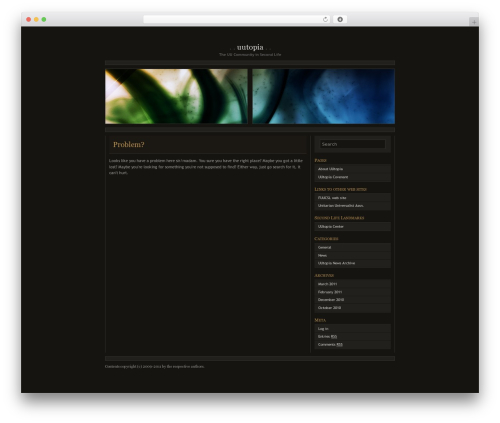 ChaoticSoul theme WordPress - uutopia.org