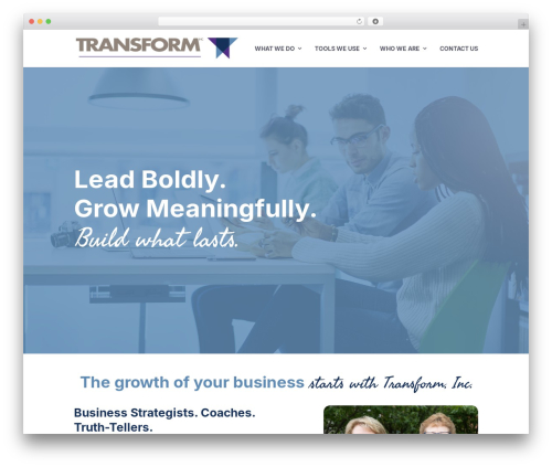 Divi premium WordPress theme - transforminc.com