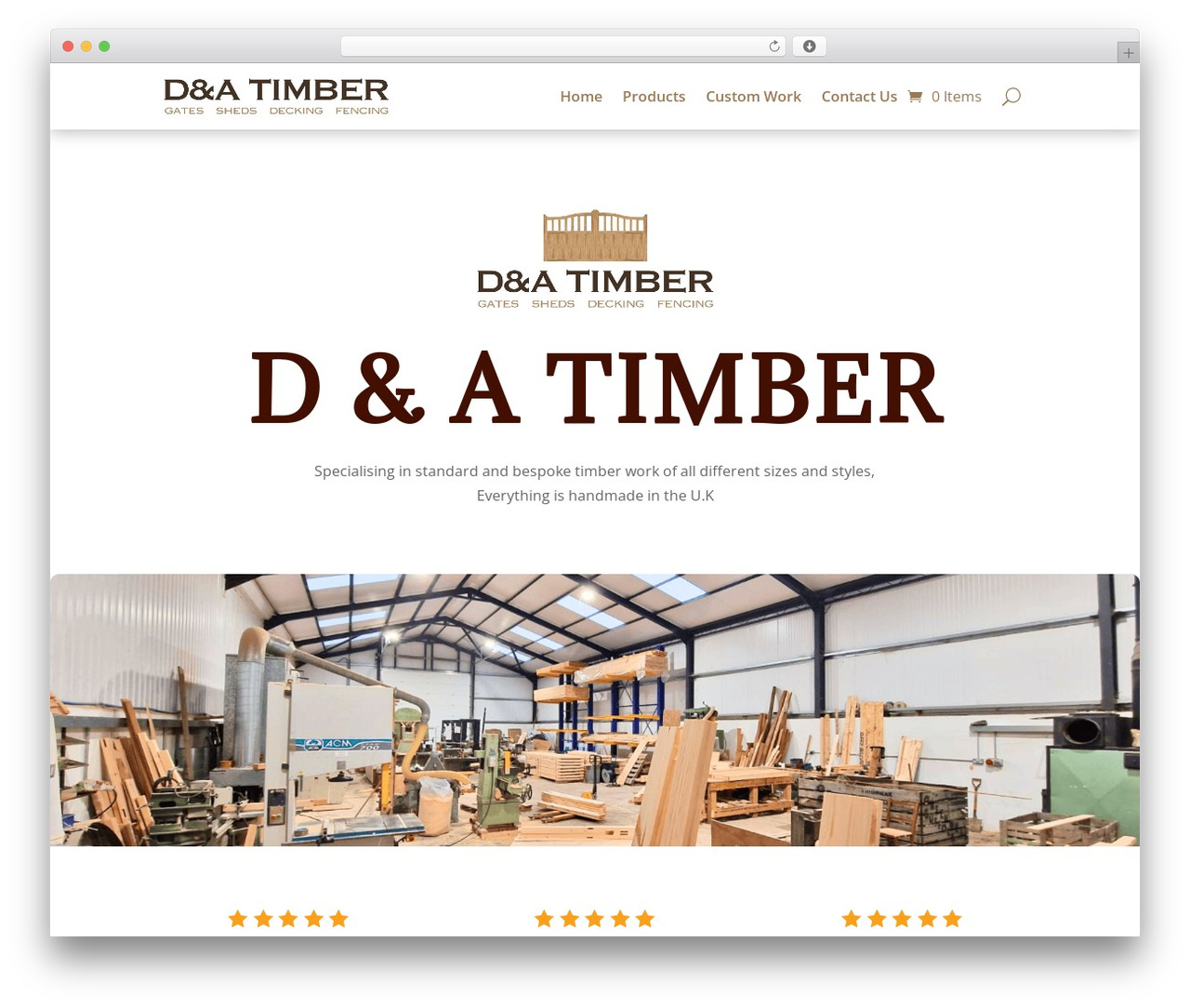 Divi WordPress theme - dandatimber.co.uk