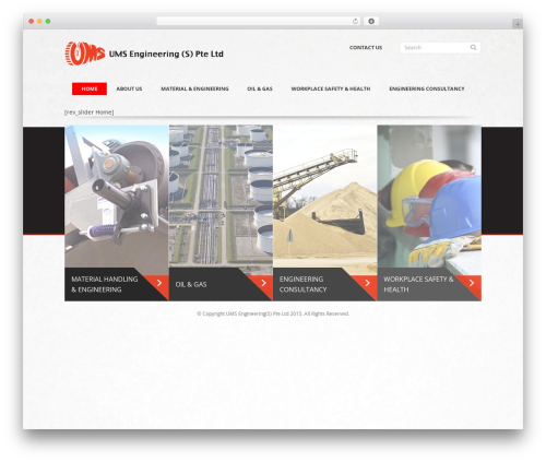 Firstcom Solutions WordPress website theme - umse.com
