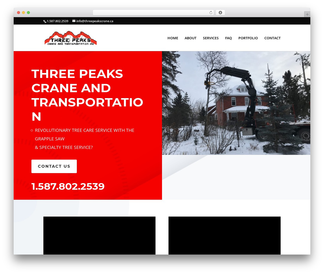 Theme WordPress Divi - threepeakscrane.com