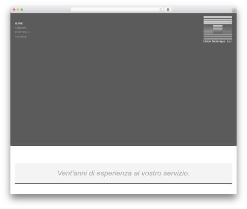 Theme WordPress Architecture - union-technique.it