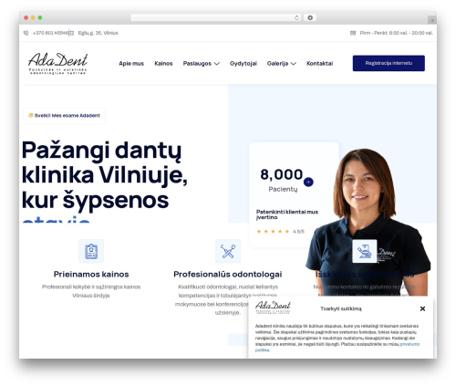 Profecient essential WordPress plugin - adadent.lt