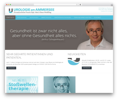 WordPress theme Accesspress Lite - urologe-weissflog.de