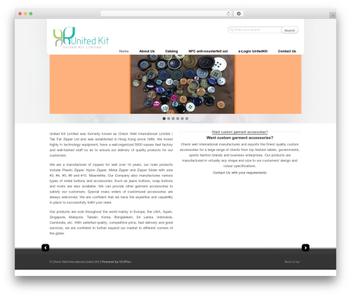 WordPress theme Caffeine - unitedkithk.com