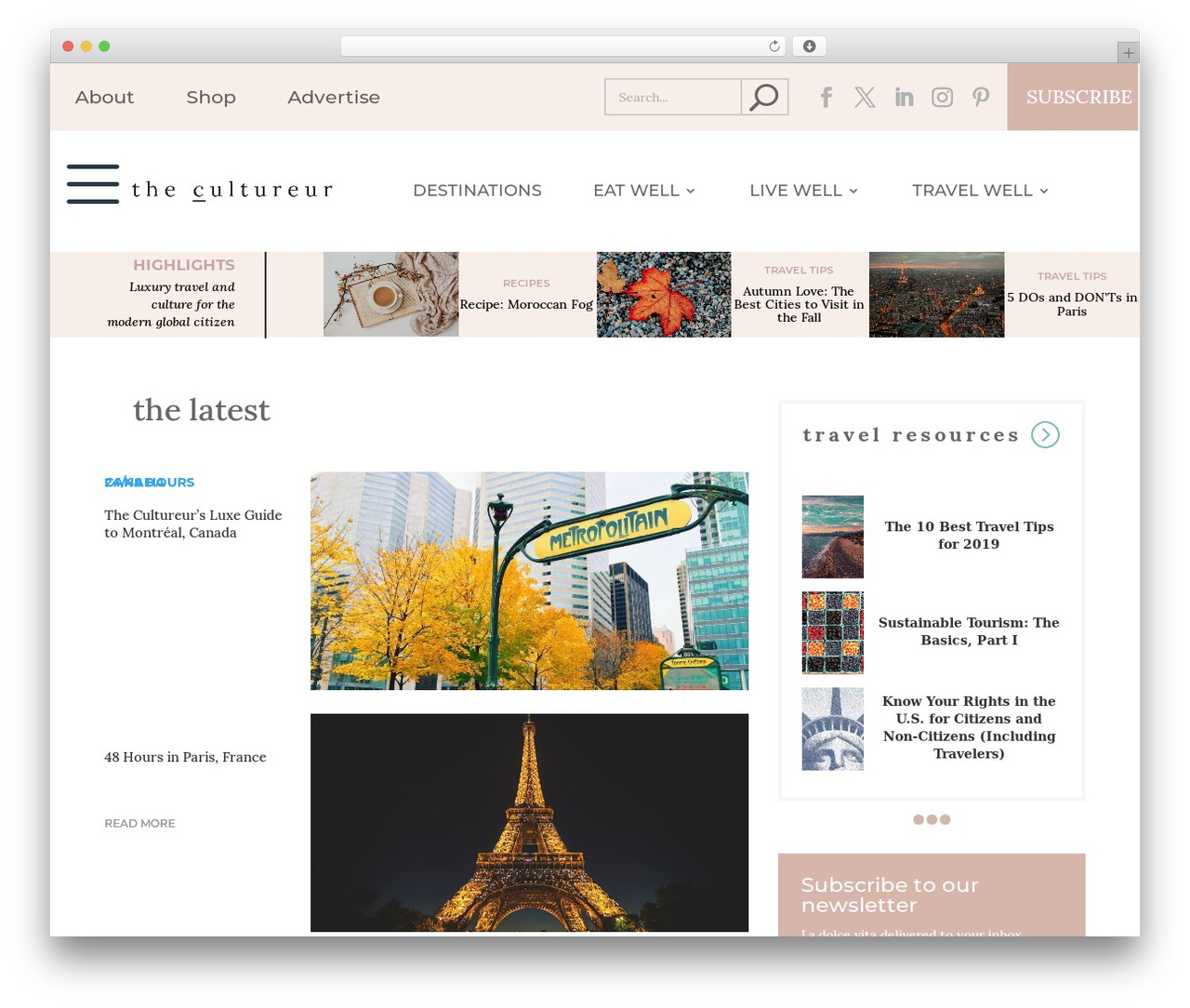 WordPress theme Divi - thecultureur.com WordPress theme Divi - thecultureur.com