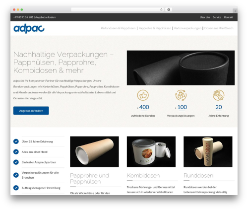 ThemeKit For WordPress (themekit) free WordPress plugin - adpac.de