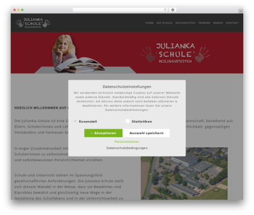 WP theme Bind - julianka-schule.de