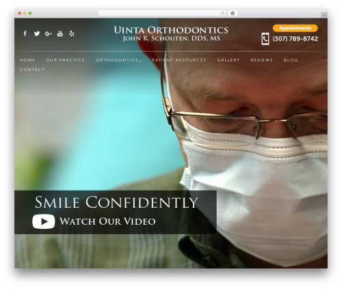 Your Custom Bootstrap Theme theme WordPress - uintaorthodontics.com