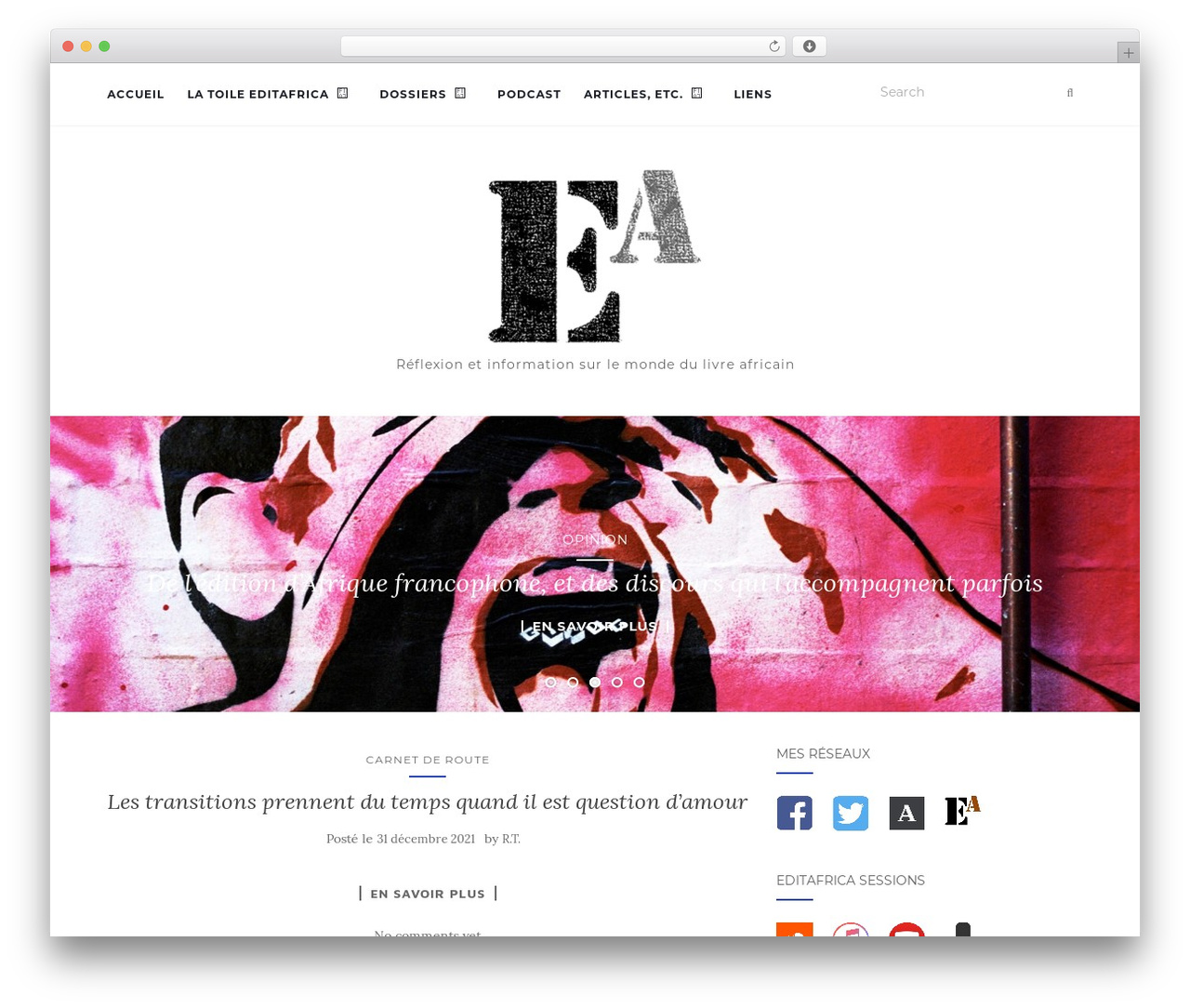 Activello theme WordPress - editafrica.com