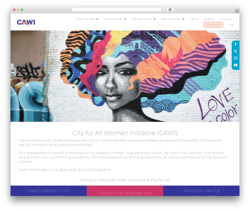 Avada WordPress theme design - cawi-ivtf.org