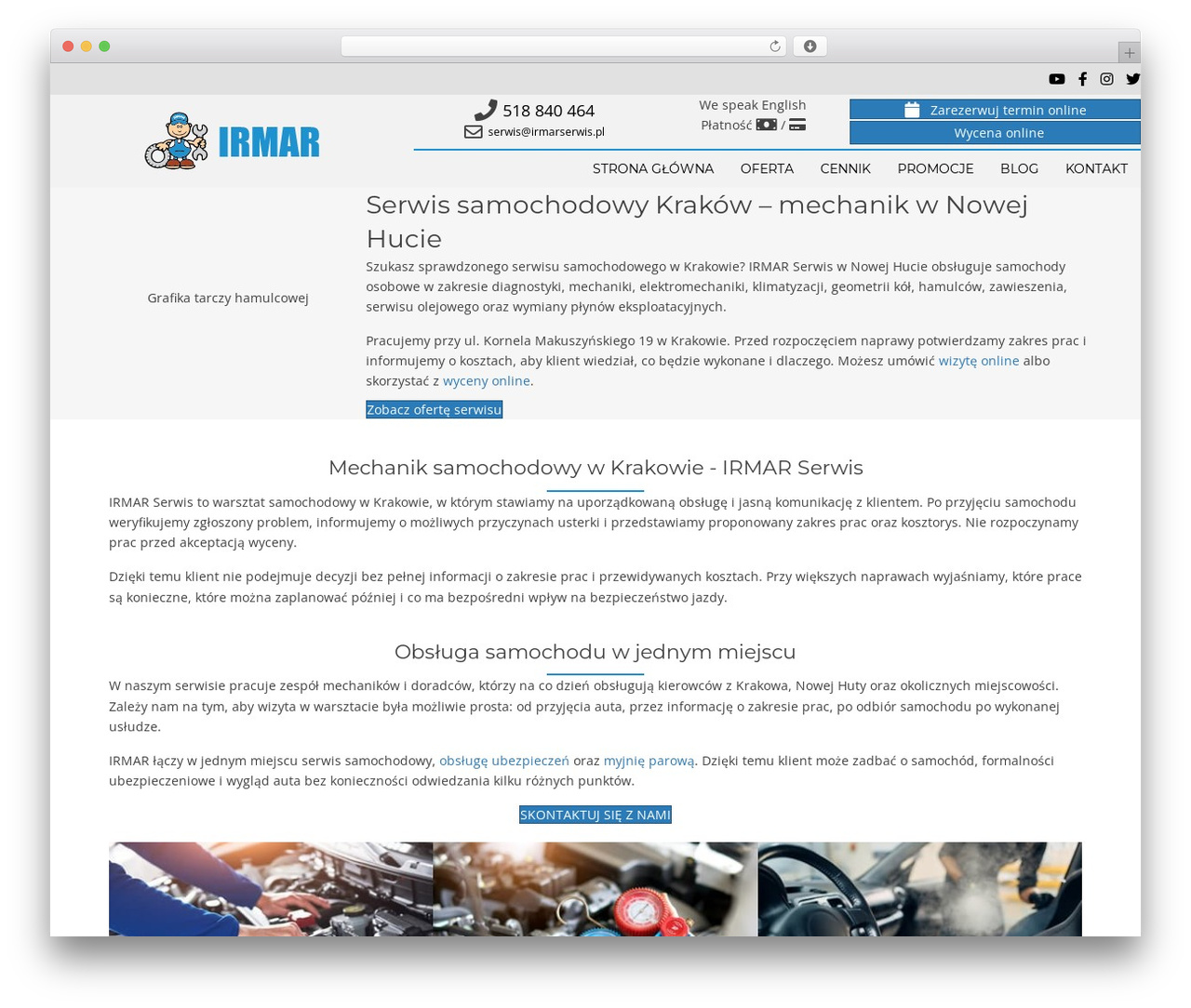 Beaver Builder Theme WordPress theme - irmarserwis.pl
