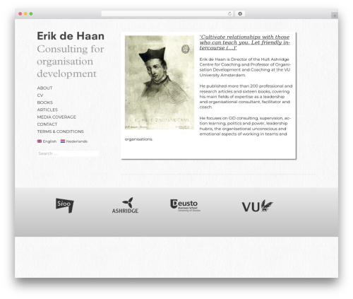 Publish theme WordPress - erikdehaan.com