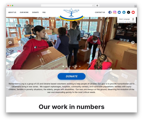 Remember Us WordPress theme - rememberus.org