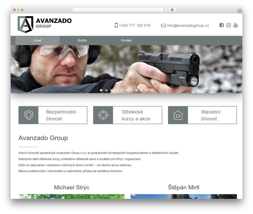 RTsoft - basic WordPress theme - avanzadogroup.cz