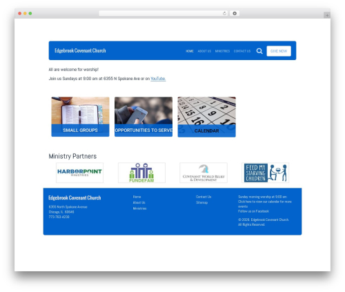Theme WordPress EdgeB - edgebrookcovenant.org