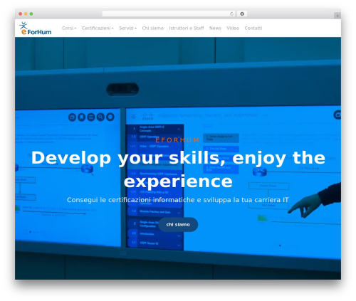 Theme WordPress eForHum - eforhum.it