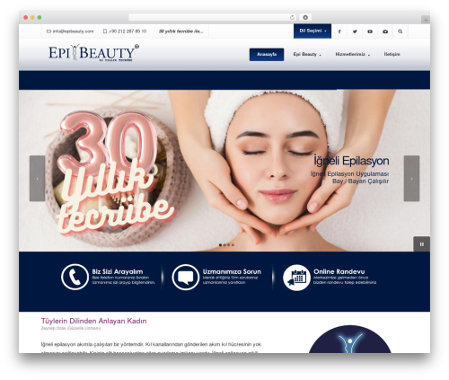 Theme WordPress Xinity - epibeauty.com
