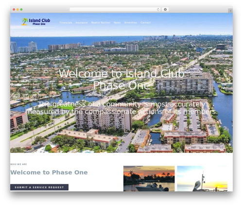 UnityPress theme WordPress - islandclubone.com