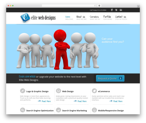WebDrafter.com WordPress theme - elite-web-designs.com