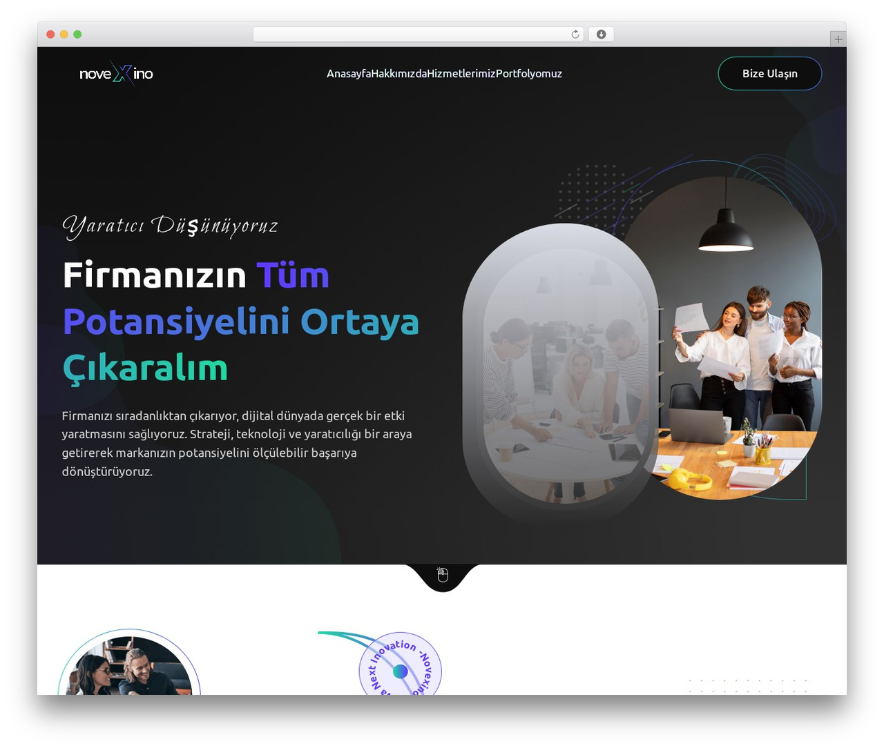 Webency WordPress theme - novexino.com