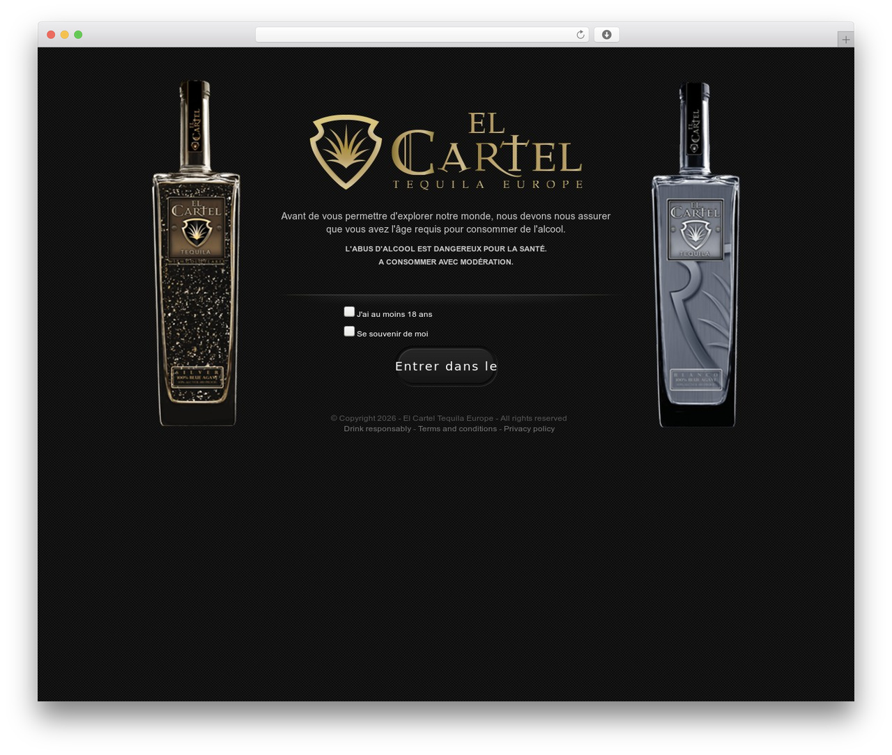 WordPress theme Clean - elcarteltequila.nl