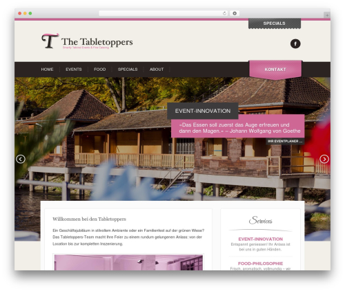 Bistro theme WordPress - event-managers.ch