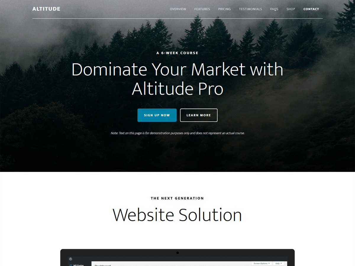 Boise River WordPress gallery theme by The Visual Composer Team