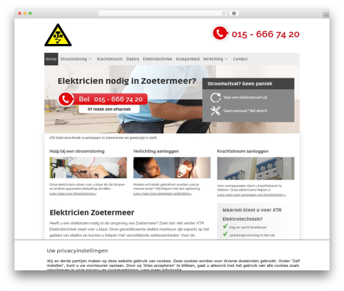 Bono Flex Theme WordPress theme design - elektricien-zoetermeer.nl
