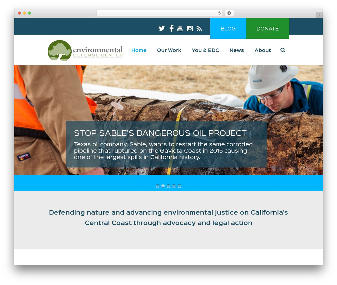 Capture WordPress theme - environmentaldefensecenter.org Capture WordPress theme - environmentaldefensecenter.org