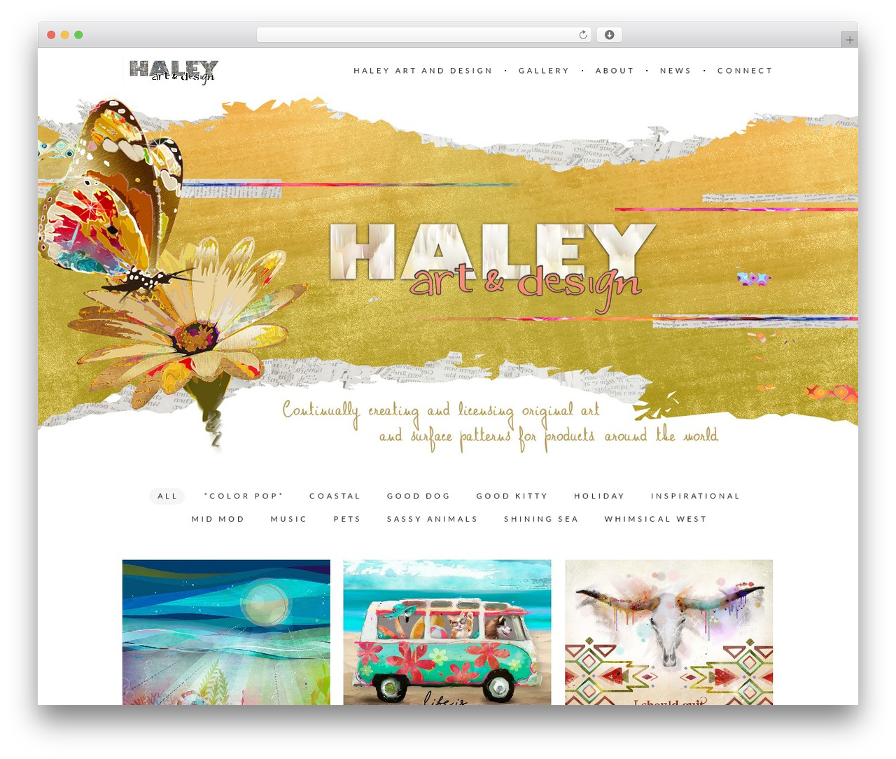 Charm WordPress theme - haleyart.com Charm WordPress theme - haleyart.com