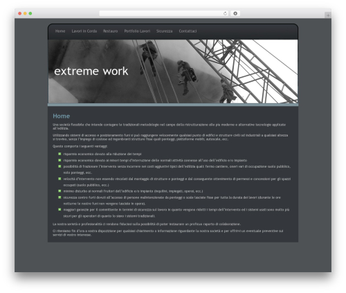 Coolmist theme WordPress - extremework.eu