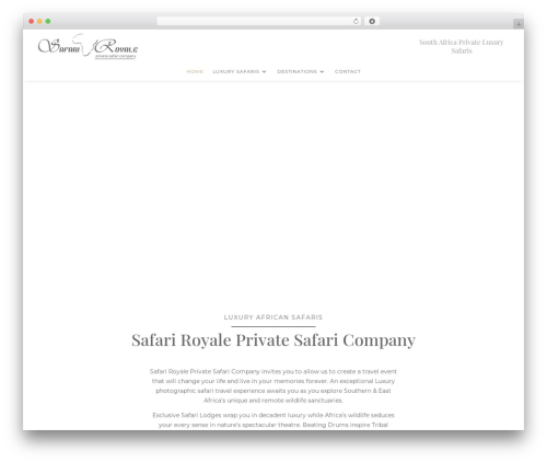 Divi WordPress theme - safariroyale.com