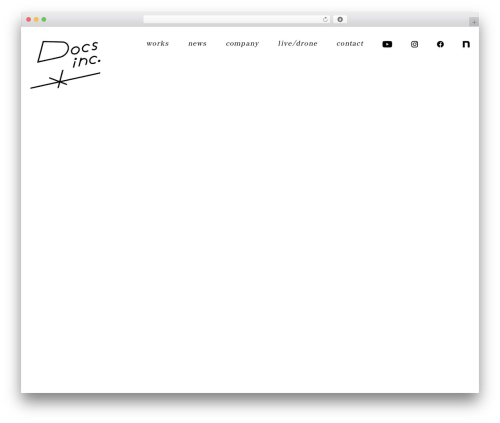 docsinc WordPress theme design - docs-inc.jp