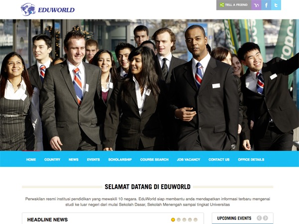 Eduworld theme WordPress by Stucel