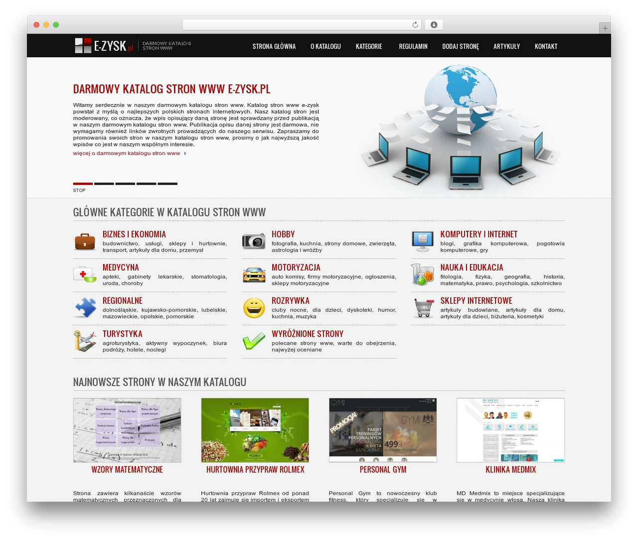 Ezysk WordPress theme - e-zysk.pl