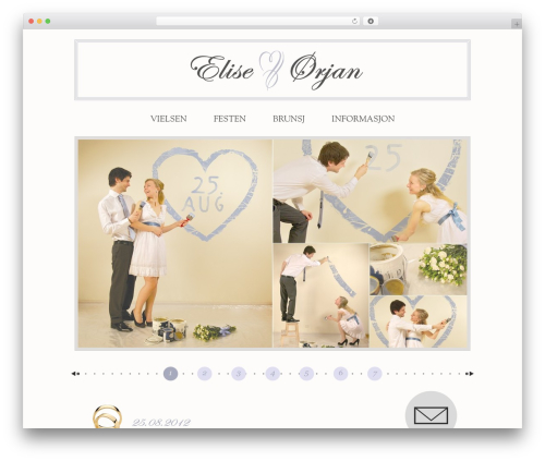 Hand Crafted WordPress theme - elise.xn--rjan-fra.no