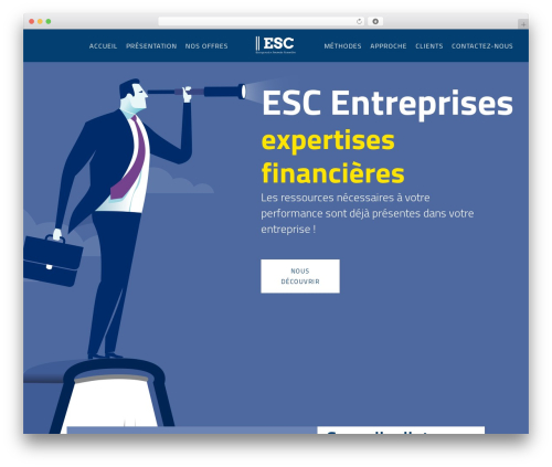 Opportunity theme WordPress - esc-entreprises.net