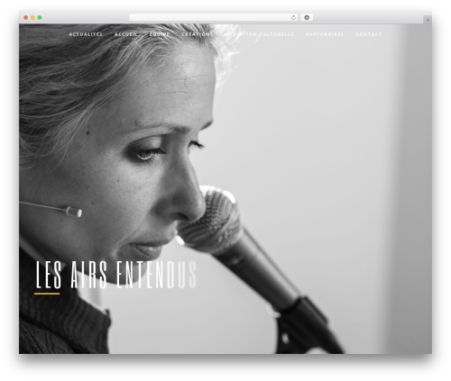 Silverscreen WordPress theme - lesairsentendus.ch