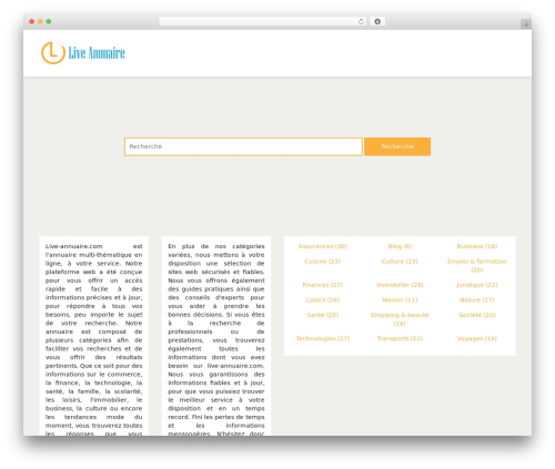 Theme WordPress generic-site - live-annuaire.com