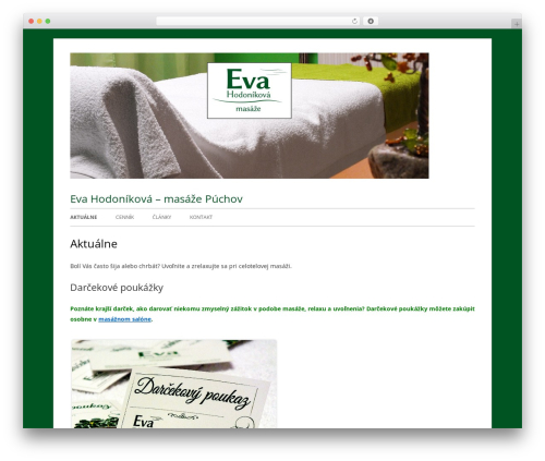 Tiny Forge WordPress theme - evahodonikova.sk
