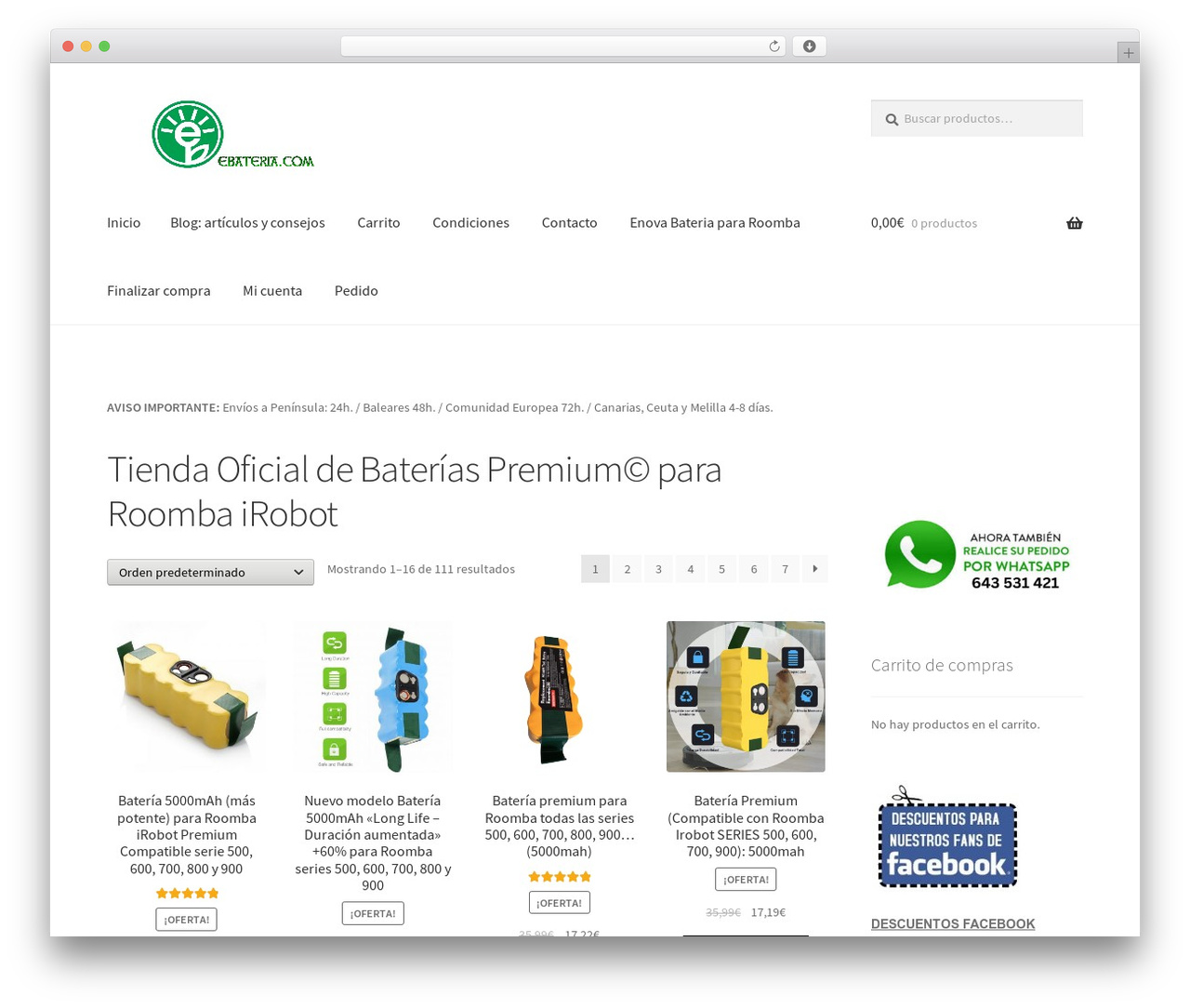 WordPress theme Storefront - ebateria.com WordPress theme Storefront - ebateria.com