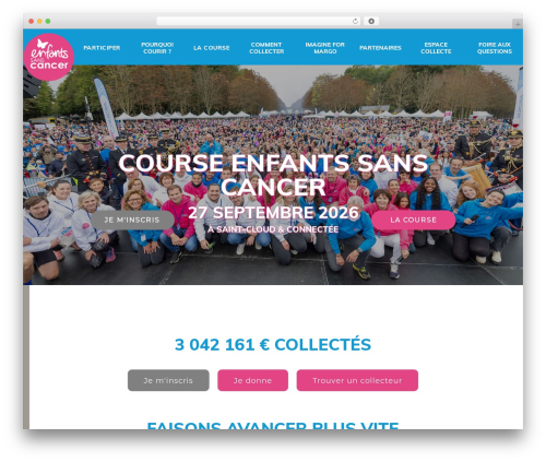 WordPress theme Mobius - enfantsanscancer.fr