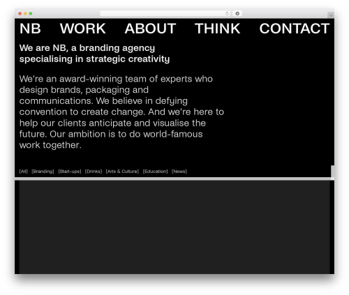 WordPress theme NB - nbstudio.co.uk