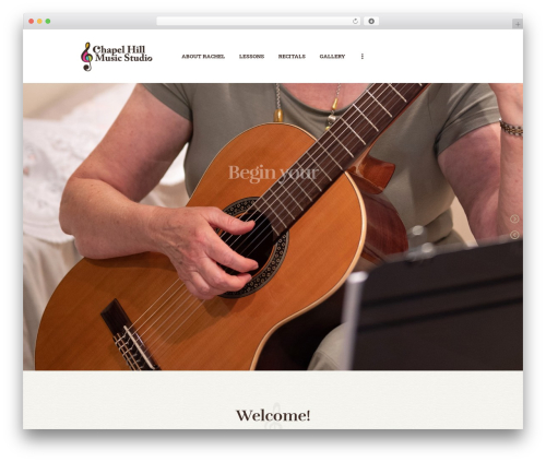 WordPress theme Rhythmo - chapelhillmusicstudio.com