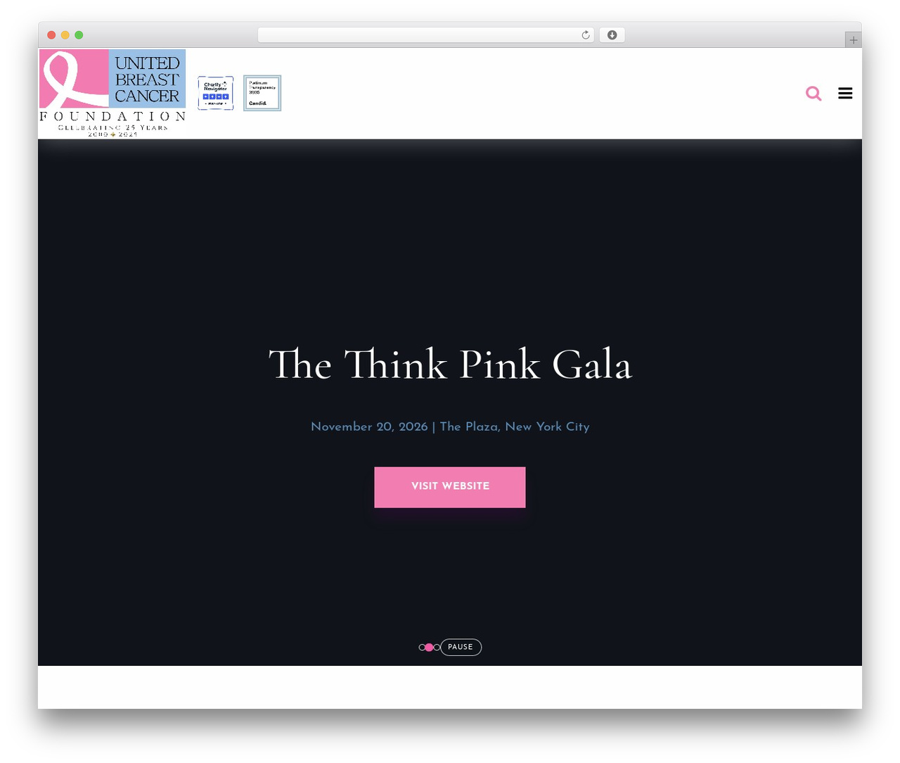 WP theme ubcf - ubcf.org