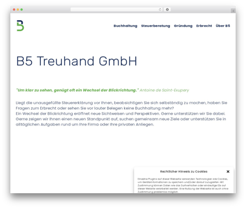 Arnold WordPress theme - b5-treuhand.ch