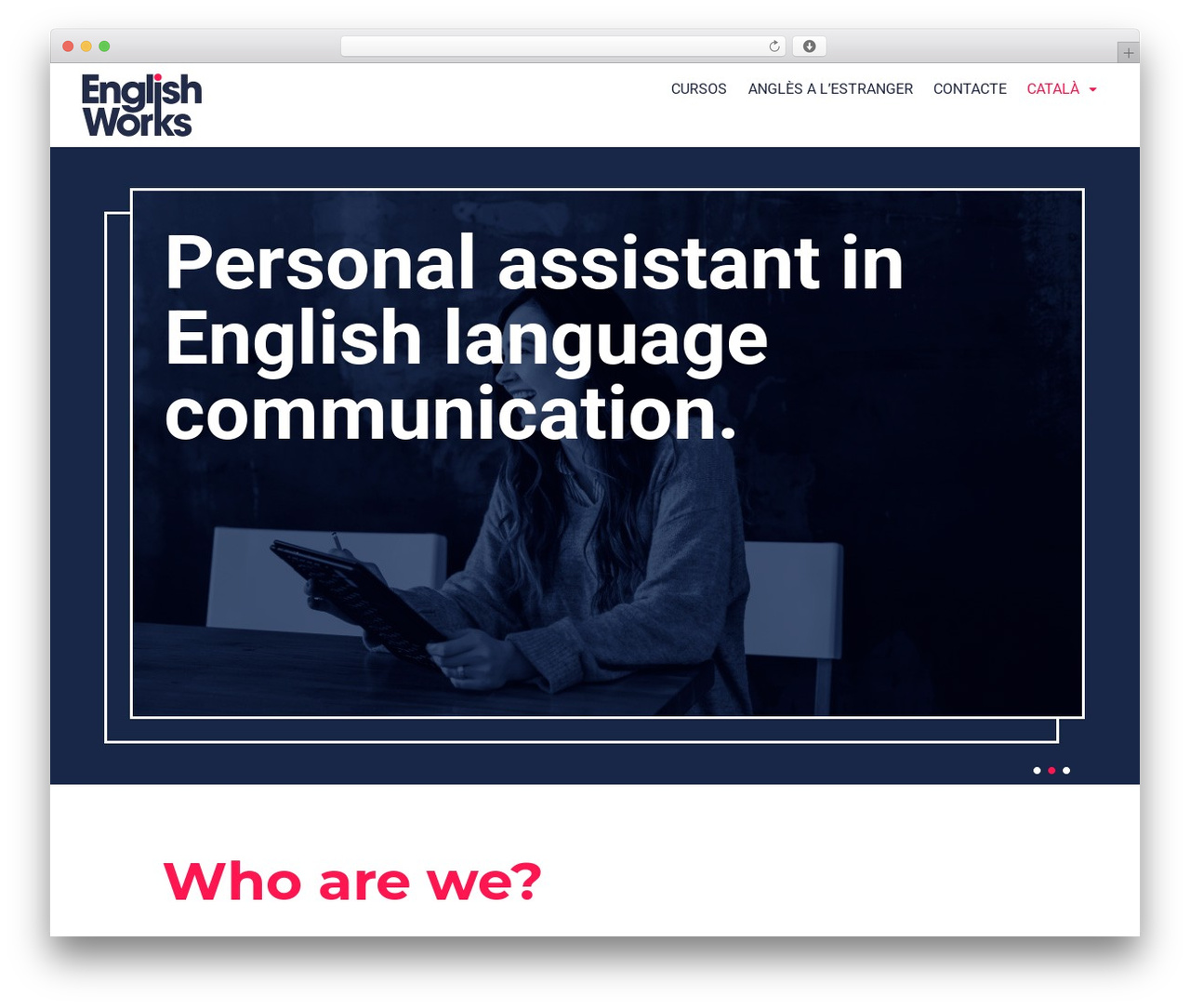 Canvas theme WordPress - englishworks.cat
